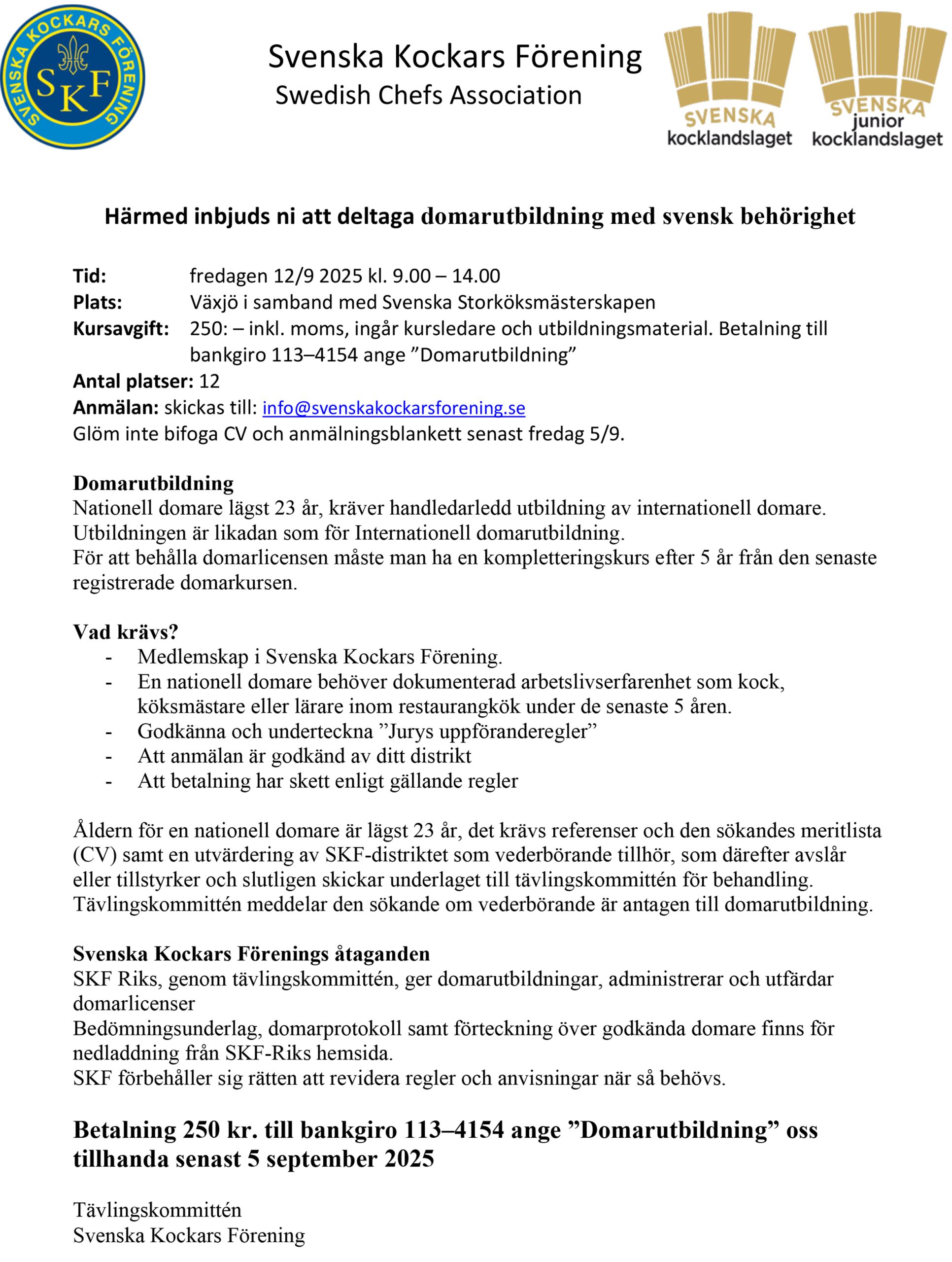 Domarutbildning nationell Växjö -25